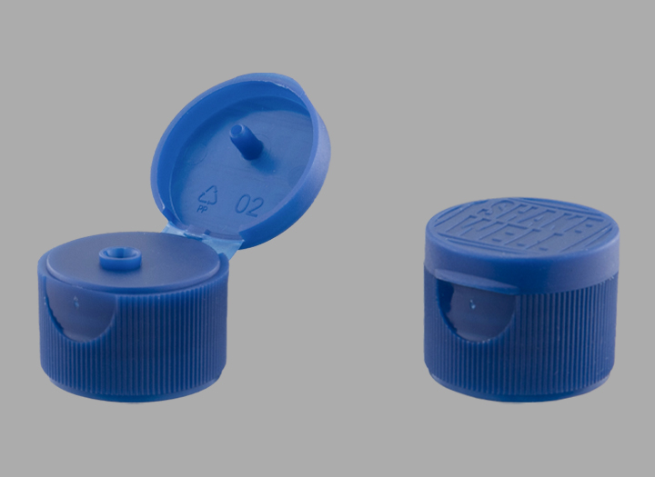 KR-5016 Giá xuất xưởng Chai nắp bật có gân trơn nắp xanh nắp lật