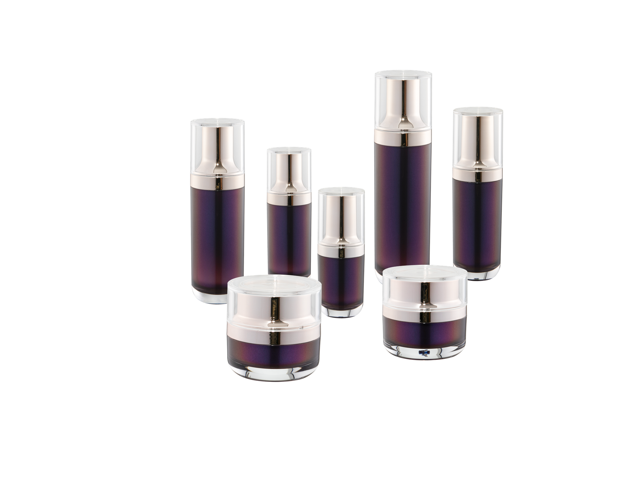 KR-4010 Bao bì mỹ phẩm acrylic Nhà máy sản xuất chai và lọ acrylic bán chạy