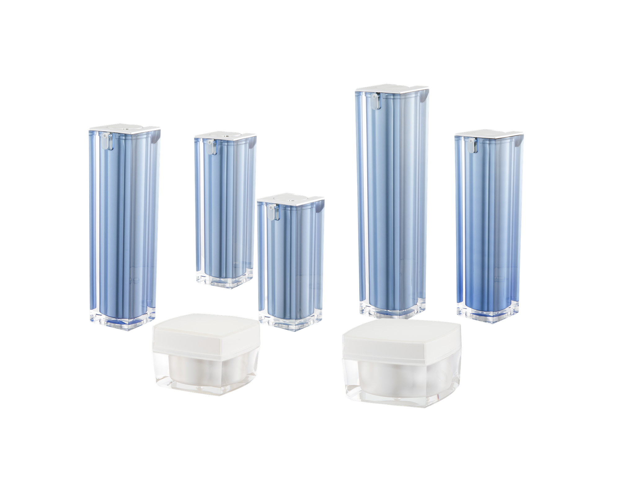 KR-4003 Bao bì mỹ phẩm du lịch dạng chai và lọ acrylic bán chạy